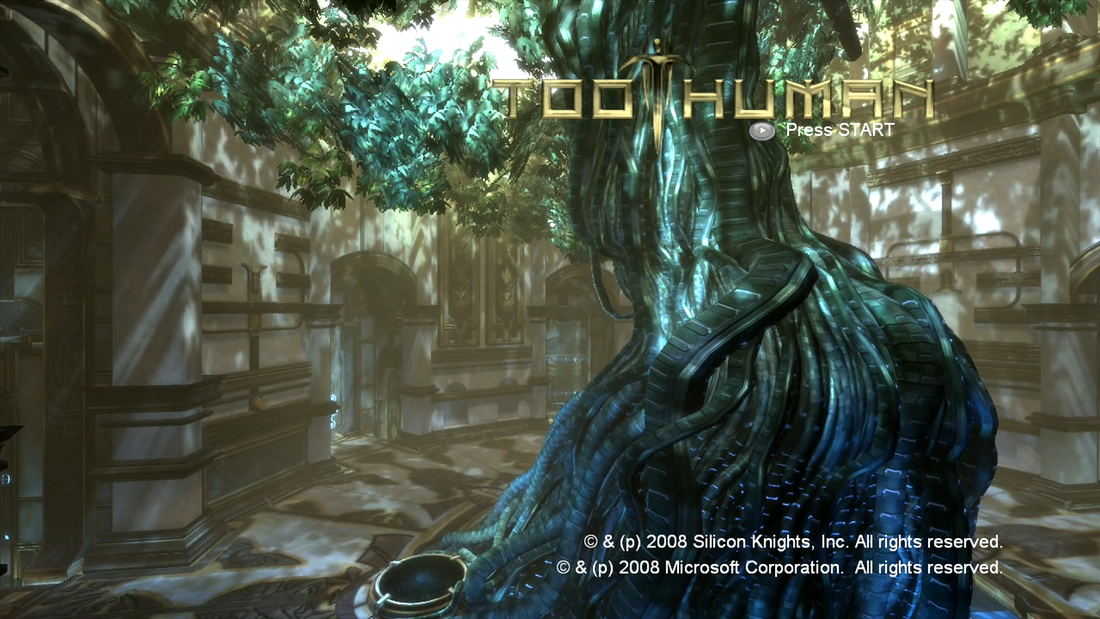 Too Human Xbox 360 title screen