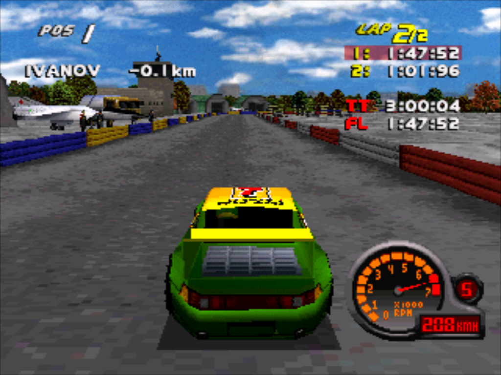 Total Drivin PlayStation PSone gameplay