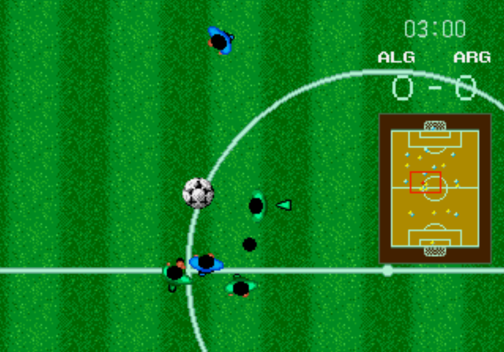 World Cup Italia '90 SEGA Mega Drive Genesis gameplay