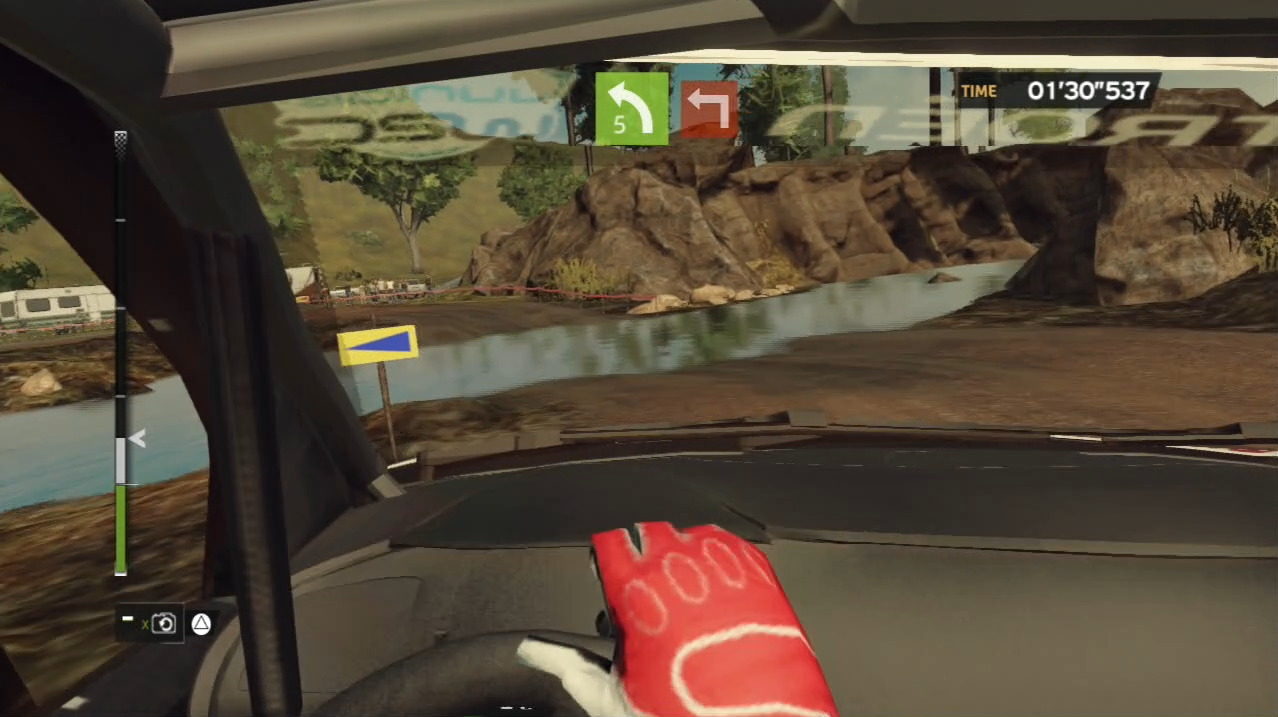 WRC 5 PlayStation 3 PS3 gameplay cockpit