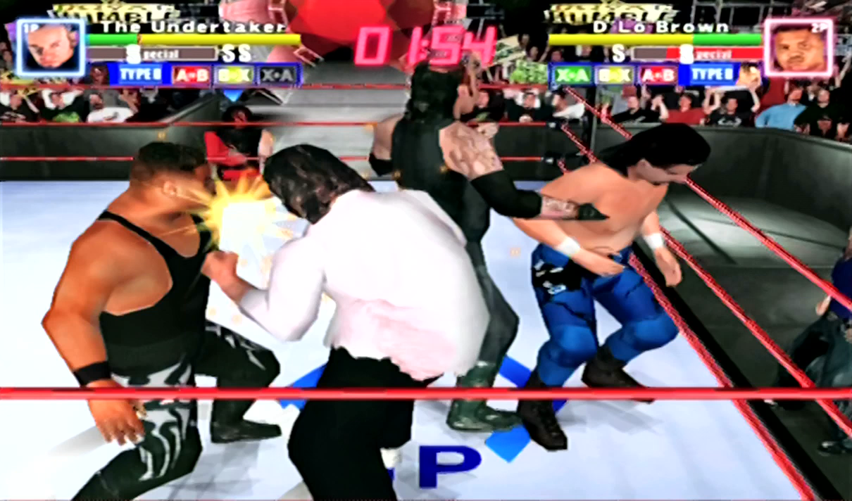 WWF Royal Rumble Dreamcast gameplay action